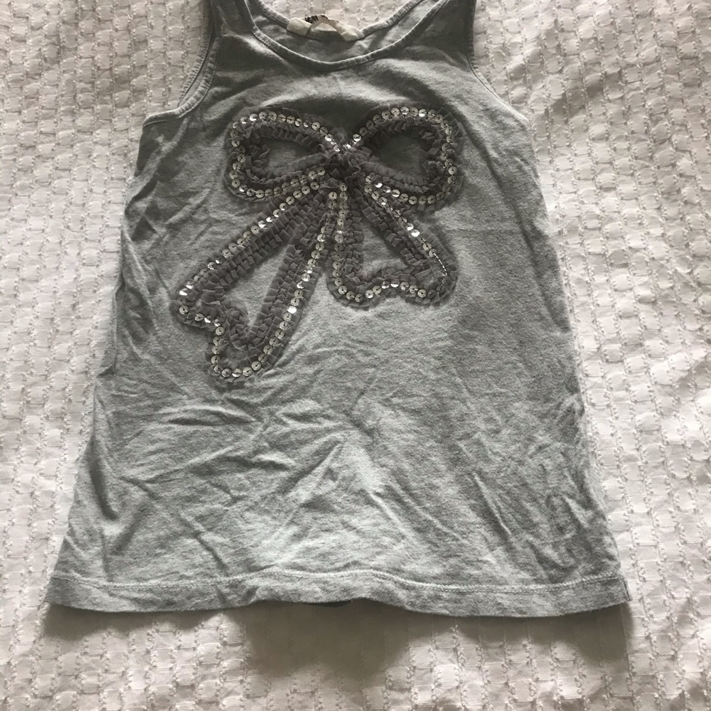 HM girls glitter tank top